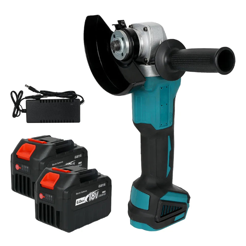 125MM M14 Brushless Impact Angle Grinder Hand Cordless Polishing Grinder Machine DIY Cutting Power Tool For Makita 18V Battery