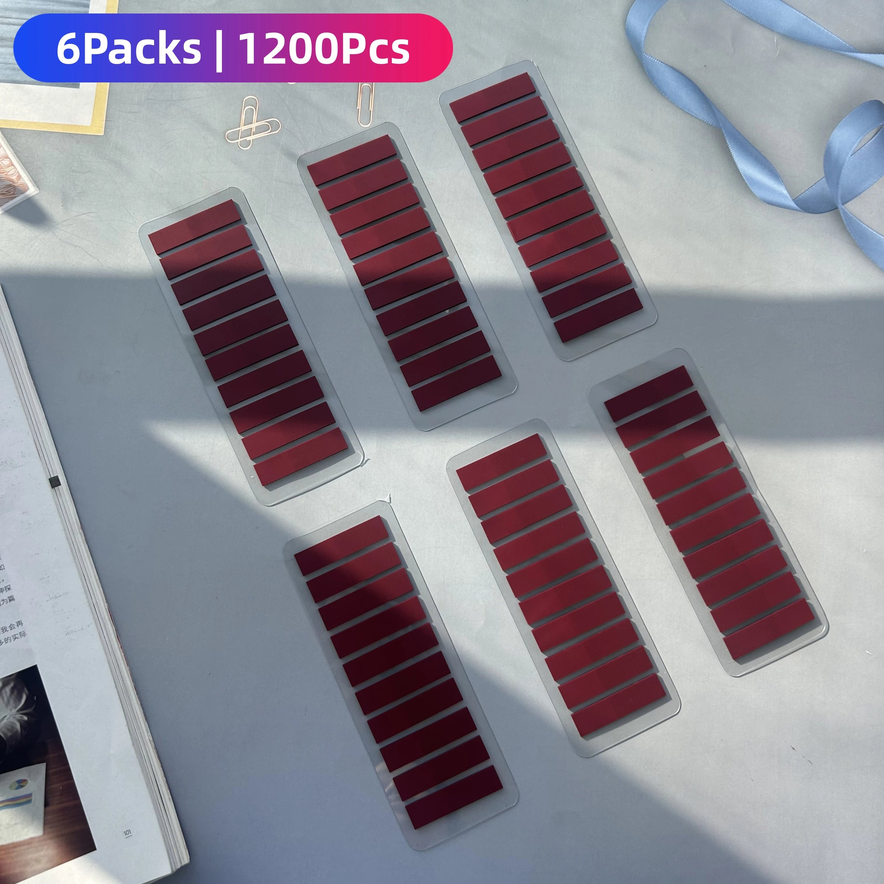 1200-3600 Sheets Sticky Notes Set with Ruler for Index Tabs Page Markers To Do List Planners School Office Stationery Supplies