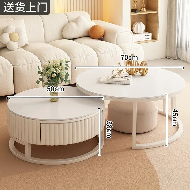 Designer Organizer Coffee Table Clear Round Kitchen Photo Album Coffee Table Mechanism Unique Mesa Auxiliar Entrance Furniture