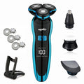 ZOZEN Men Electric Shaver Rechargeable Electric Razor Hair Cutting Shaving Machine Clipper Beard Trimmer Washable Wet-Dry Use