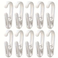 10pcs Multi-Purpose Hanging Clips Hooks Portable Plastic Clamps for Home Kitchen Bathroom Towel Curtain Storage Supplies