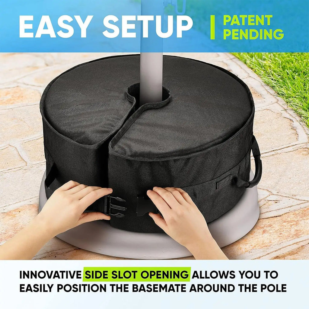 Heavy Parasol Base Stand Weights Umbrella Sandbag for Banana Hanging Cantilever Fillable Replacement Parts for Patio Outdoor