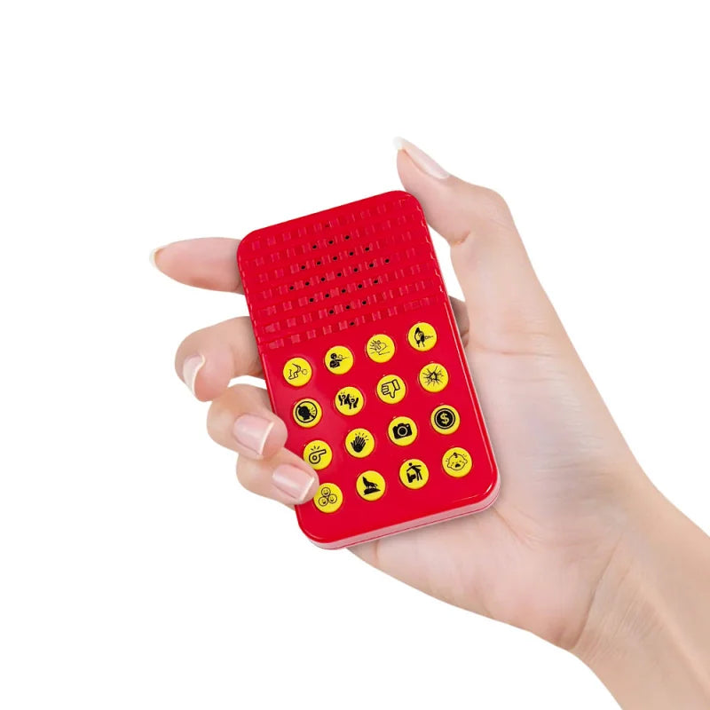Novelty Toys Personality Button Voice Sound Box Prank Sound Generator Music Squeeze Box Toy Atmosphere Sound Generator Plaything