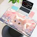 Anime Xxl Mouse Pad Gaming Accessories Cartoon Cat Keyboard Mousepad Gamer Desk Mat Cute Computer Offices Pc Cabinet Kawaii Mice