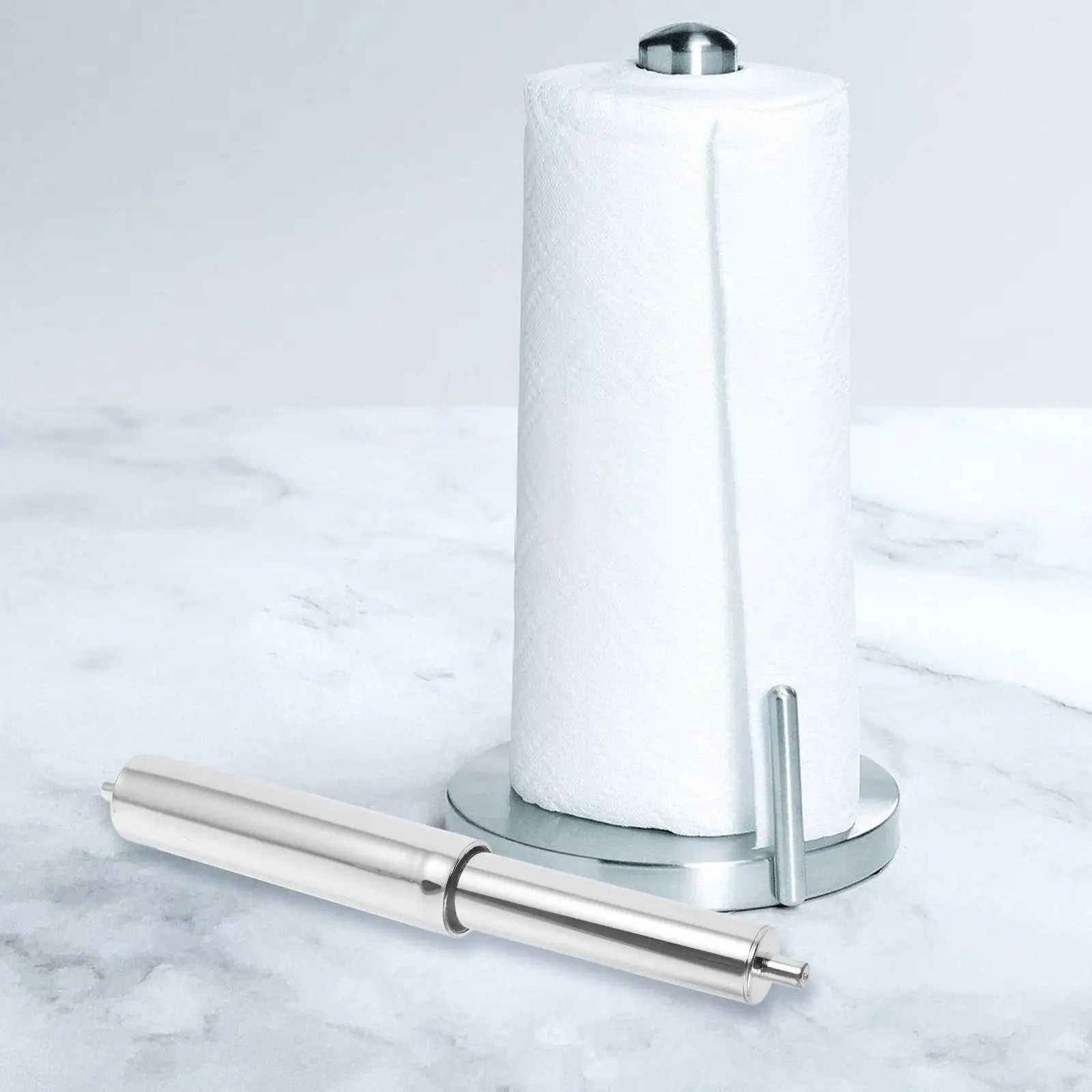 Toilet Paper Roller Rod Paper Towel Holder Accessories Toilet Tissue Retractable Roller Rod Pole Holder Bathroom Toilet Supply