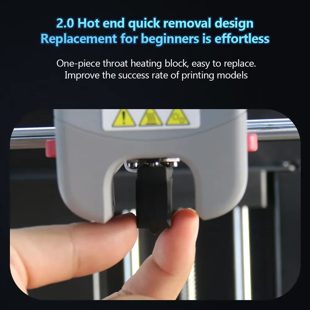 Upgrade For Flashforge Adventurer 5M / 5M Pro Hotend AD5M Nozzle Replacable Caremic Hotend Faster Heating AD5M Pro Nozzle 280℃