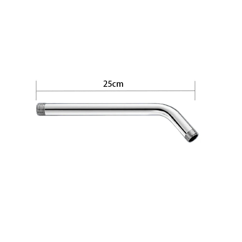 1PC Shower Head Extension Arm Wall Mounted Tube Rainfall Shower Tube Extend Pipe Water-saving Faucet Regulator Stainless Steel