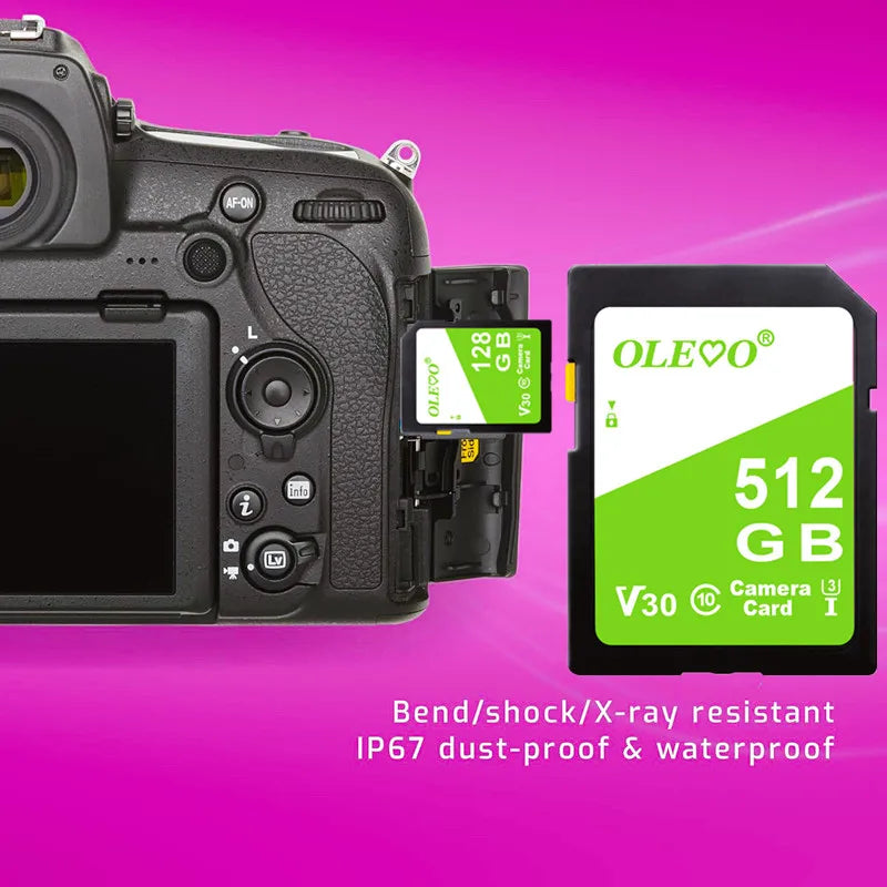 New SD Memory Card 16GB 32GB 64GB 128GB 256GB 512GB Professional C10 SD Card for Camera SRL