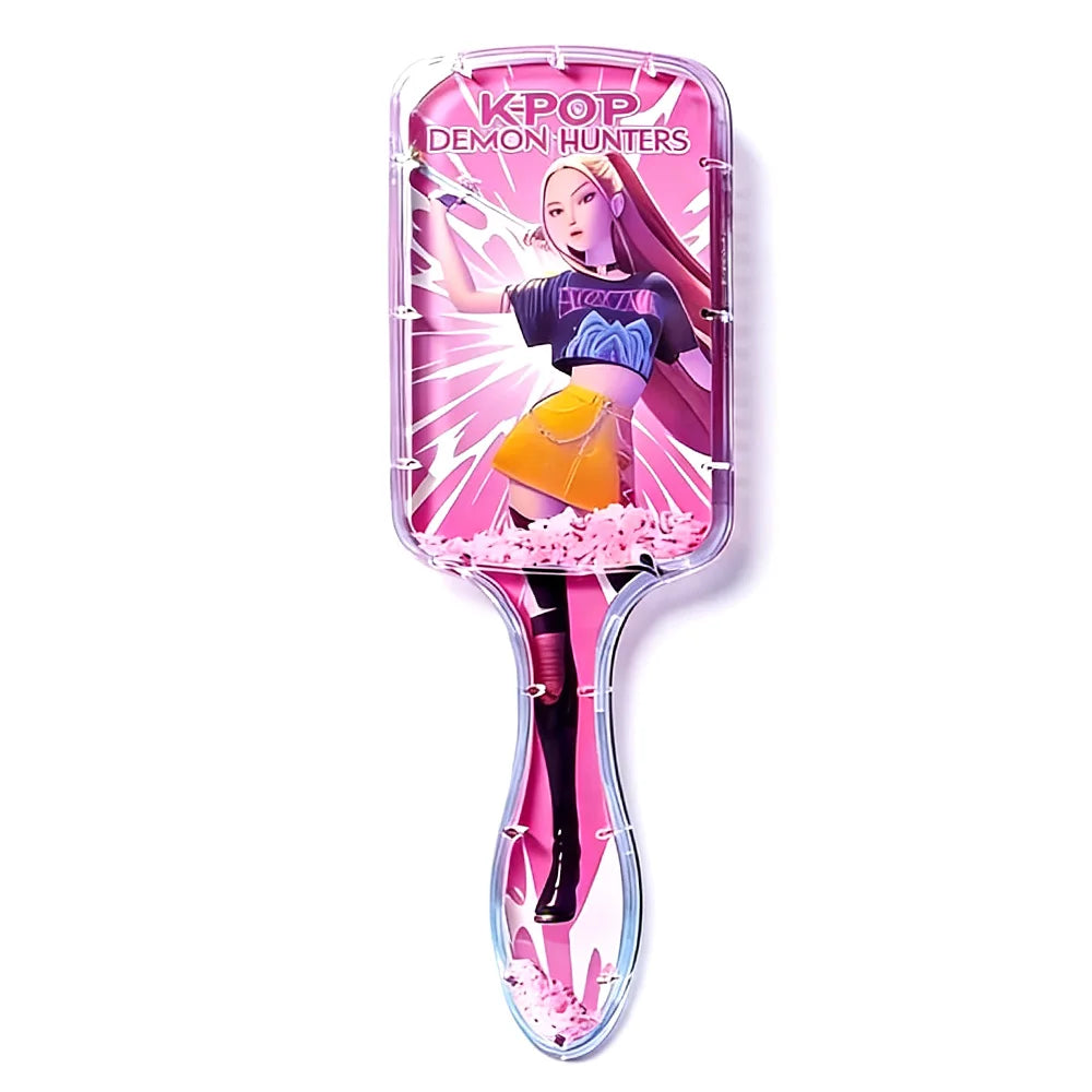 Anime Air Cushion Comb Cartoon Peripheral Massage Comb for Kpop Demon Hunters Household Fashion Girl Student Combs Fan Club Gift
