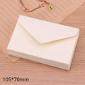10-100 pcs Classical White Kraft Blank Mini Paper Window Envelopes Wedding Invitation Envelope Gift Envelope