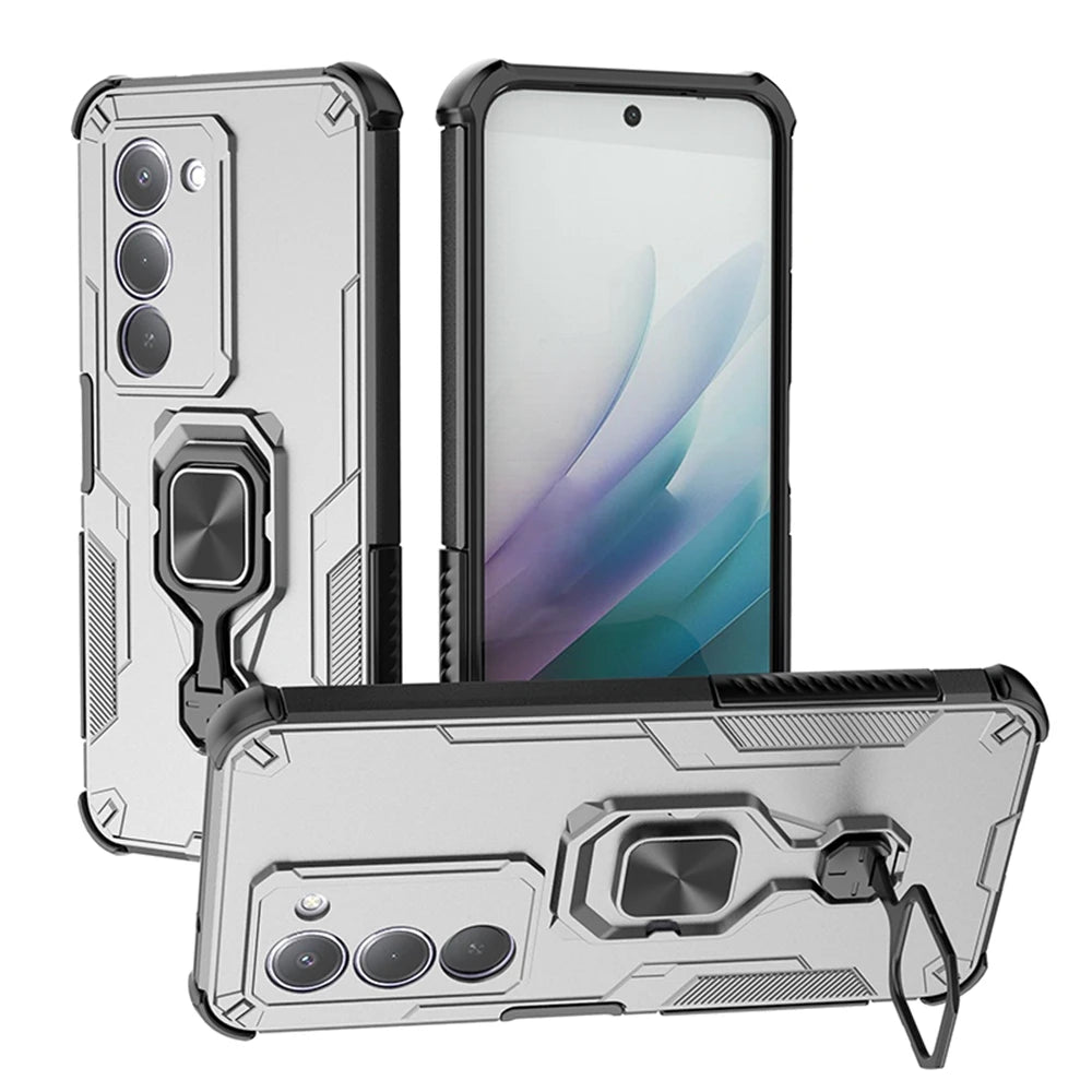 For Xiaomi Redmi 15 5G 169mm Case Magnetic Holder Ring Armor Shockproof Cover for Redmi15 Redmy 15 5G Camera Protect Funda