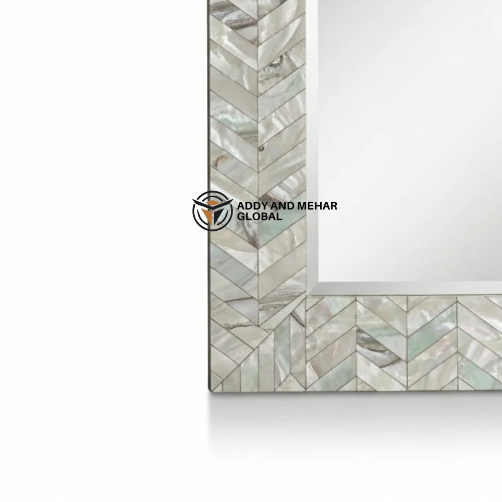 High-End MDF Art Deco Square Handmade Eco-Friendly 5mm Thick Framed Decorative Wall Mirror with Wedding Occasion for Export