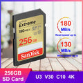 SanDisk SD Card 32GB SDHC 64GB 128GB 256G SDXC SD Card C10 Memory Cards Up to 200MB/s Read U3 V30 Flash Cards 4K UHD for Camera
