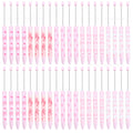 40Pcs Bowknot Pink Color Scheme | DIY Bead Ballpoint Pen for Crafting, Journaling & Party Favors