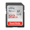 SanDisk Ultra SDXC UHS-I Card 64GB 128GB 256GB 512GB SDHC Memory Card 32GB for Camera Max 140Mb/s Original SD Card HD Video Card