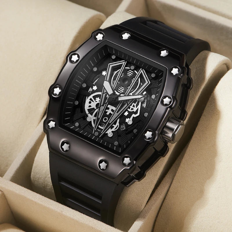 Brand Infantry Heavy Quartz Watch Creative Waterproof Hand Clock Men's Non-mechanical Sports Cool Gift Wristwatch
