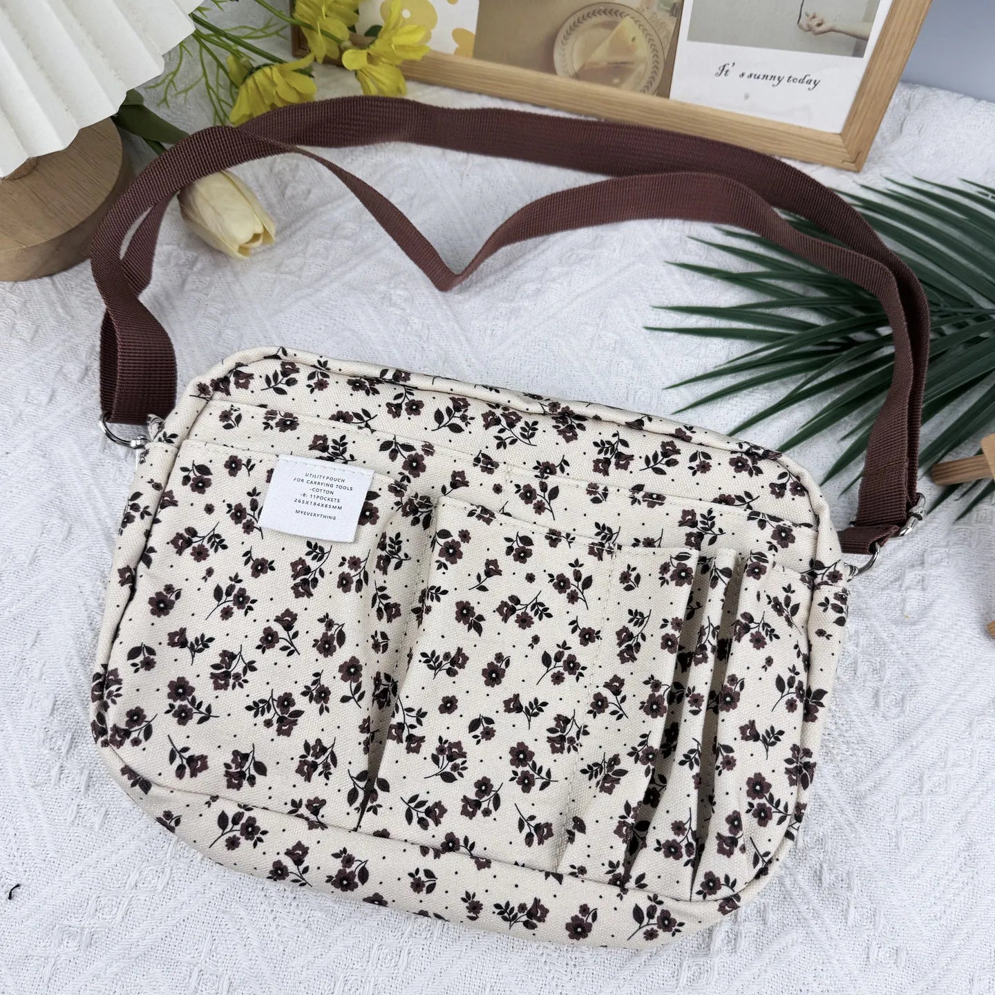 New In Stock Canvas Pencil Pouch Large Capacity Solid Color Japanese Style Portable Multifunctional Journal Storage Bag For Use