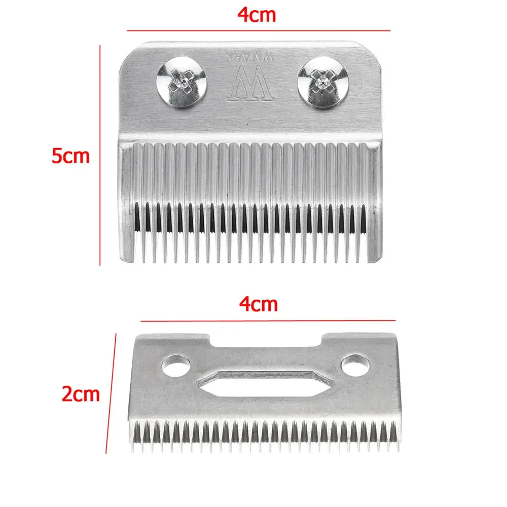 2pcs Replace Blade Cutter Head For WAHL Hair Clipper Trimmer Hair Cutting Razor Haircut Machine Salon accessories set metal tool