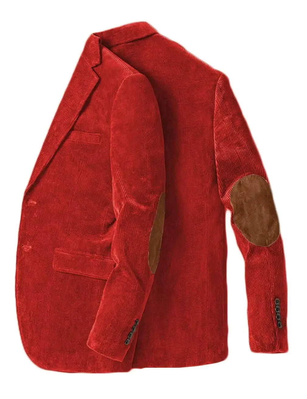 Men's Corduroy Blazer Single Breasted Men's Jacket with Elbow Patch Business Casual Jacket suit pants Spring Fall Sport Coats