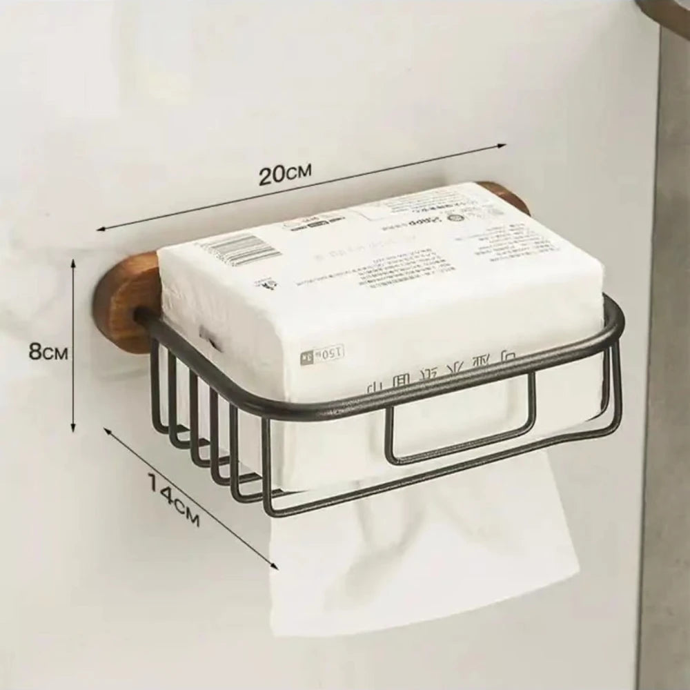 Walnut Wood Black Bathroom Hardware Set Bathroom towel rack Towel Rack Toilet Paper Holder Towel Bar Shelf  Bathroom Accessories