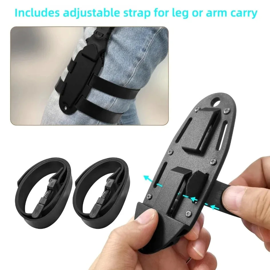 Outdoor Water Rescue Knife Spearfishing Diving Knife Stainless Steel Dive Tool Rope Cutter