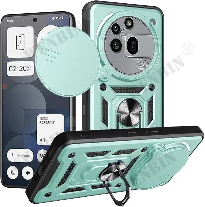 Case For Nothing Phone 3 3a Pro 2a Cover Lens Protection With Ring Magnetic Holder Coque Fundas
