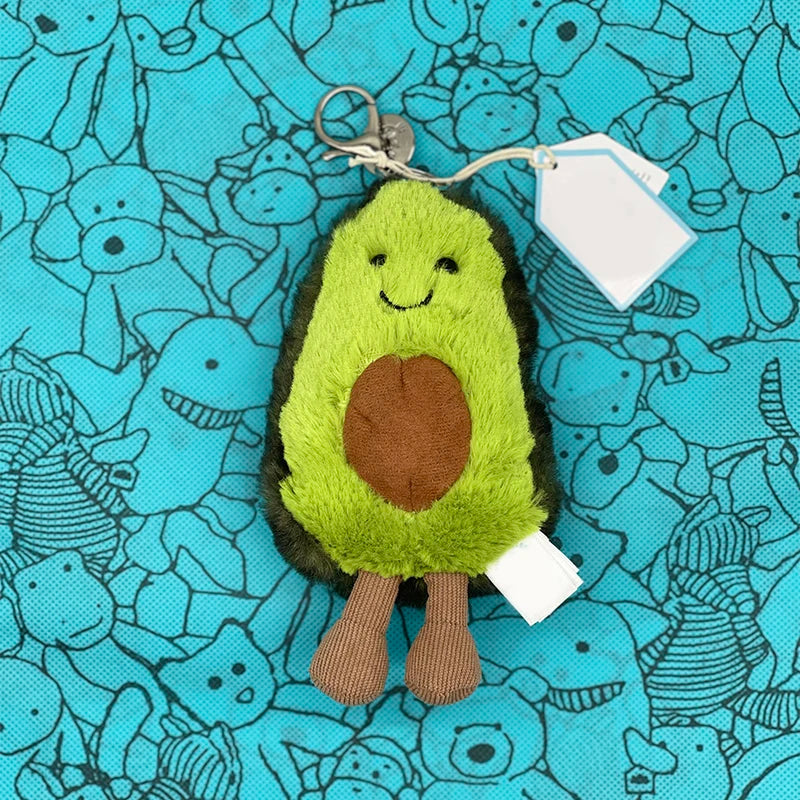 Muffin Plush Toy, Mini Cherry Charm, Jellyfish Plush Toy, Watermelon, Sunflower, JC Sour Pickle Bag Charm