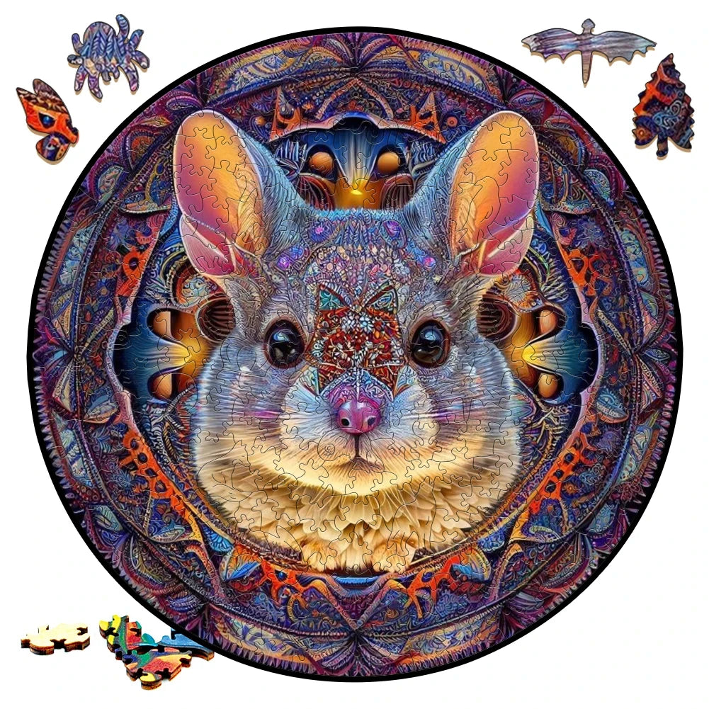 Mysterious 3D Wooden Puzzles Lion Unique Animals Shape DIY Educational Toys Gifts Wooden Jigsaw Puzzle Games For Kids Adults