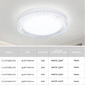 Modern Ultra Thin Crystal Ceiling light Round Ceiling Home Lamp Cool White Suitable for Balcony Kitchen Bedroom Light AC85-260V