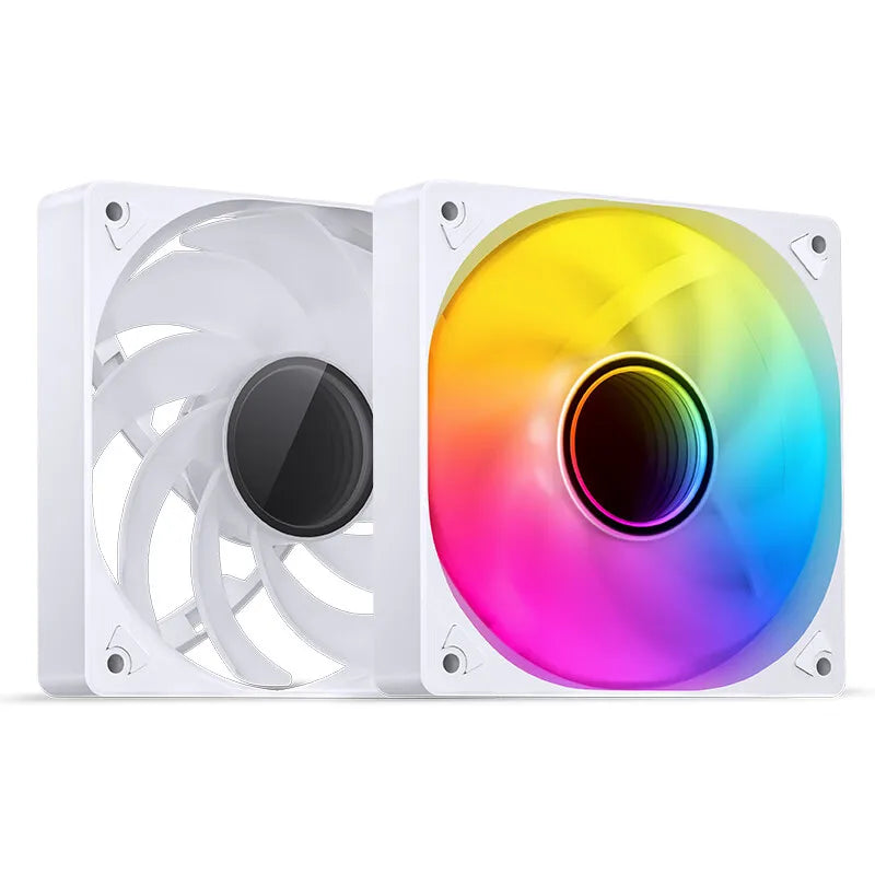 JONSBO SL-120 ARGB Fan 120mm Cooler for PC Case Fan 5V 3PIN/4PIN PWM CPU Cooler PC Fan RGB Front Reverse Case Fan