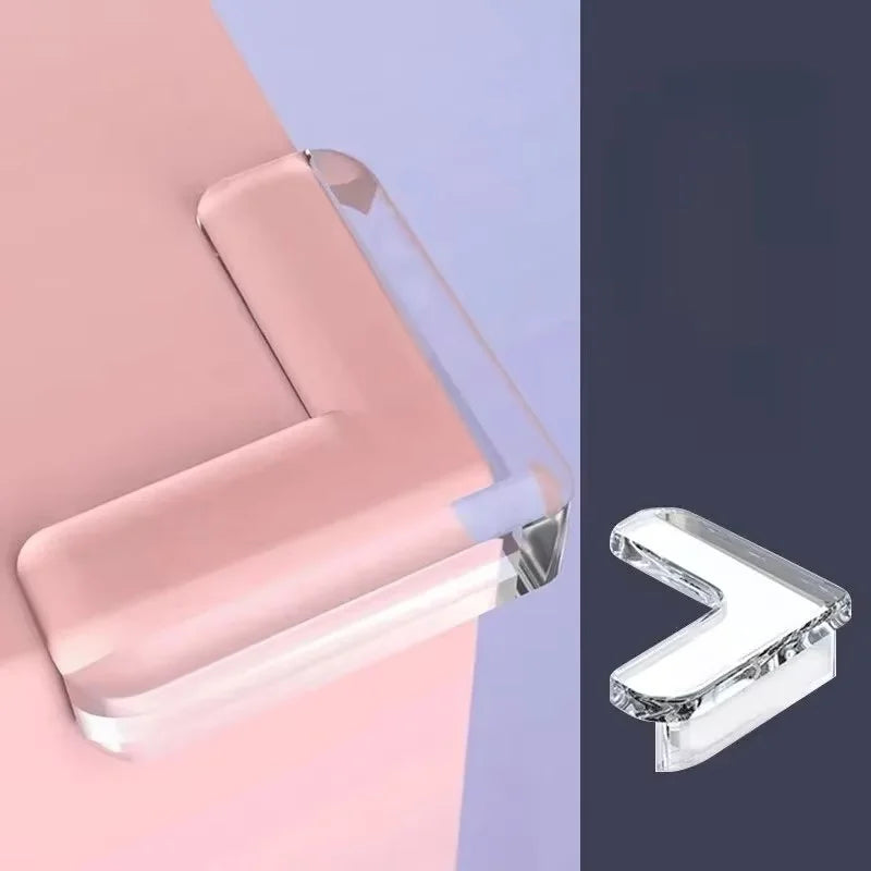 Clear Anti-collision Coffee Table Furniture Corner Protectors Children's Soft Corner Sheathing Living Room Decor  4-10Pcs