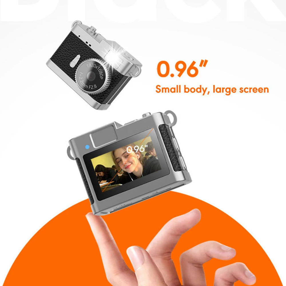 S142 Mini Camera With Screen Indoor Home Outdoor Sport Portable Vintage Very Small Camcorder Video Recorder Support TF Card