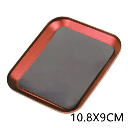 RS 989811mm CNC Aluminium Magnetic Screw Tray Nut Gasket Storage Tray for RC Car Boat Airplane Model