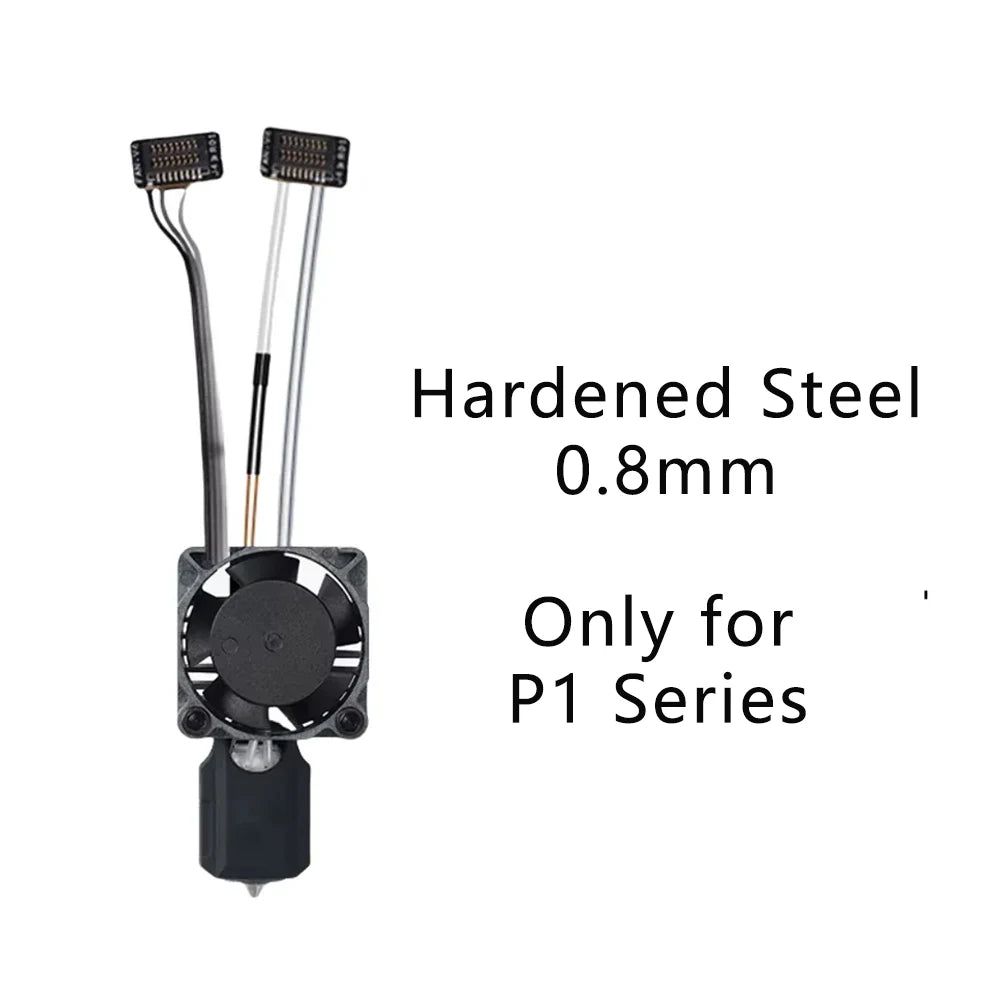 Original Complete Hotend Assembly Hotend For Bambu Lab X1 X1C P1P P1S with Fan with Nozzle Complete Bamboo Lab X1 Carbon