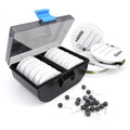 Hirisi 10pcs EVA Foam Spools Carp Fishing Rig Winders Line Leader Wire Board Winding Line Board Hook Rig Storage Pesca