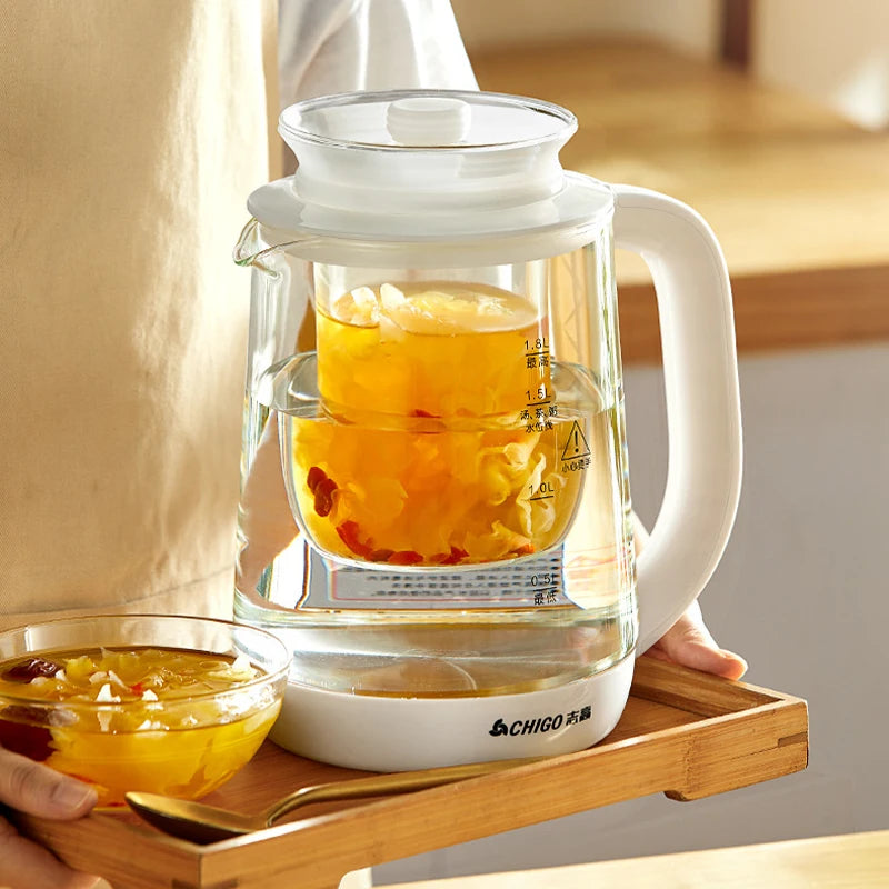 New 2026 220V CHIGO Health 1.8L pot automatic multifunctional tea maker household electric heating kettle CHIGO