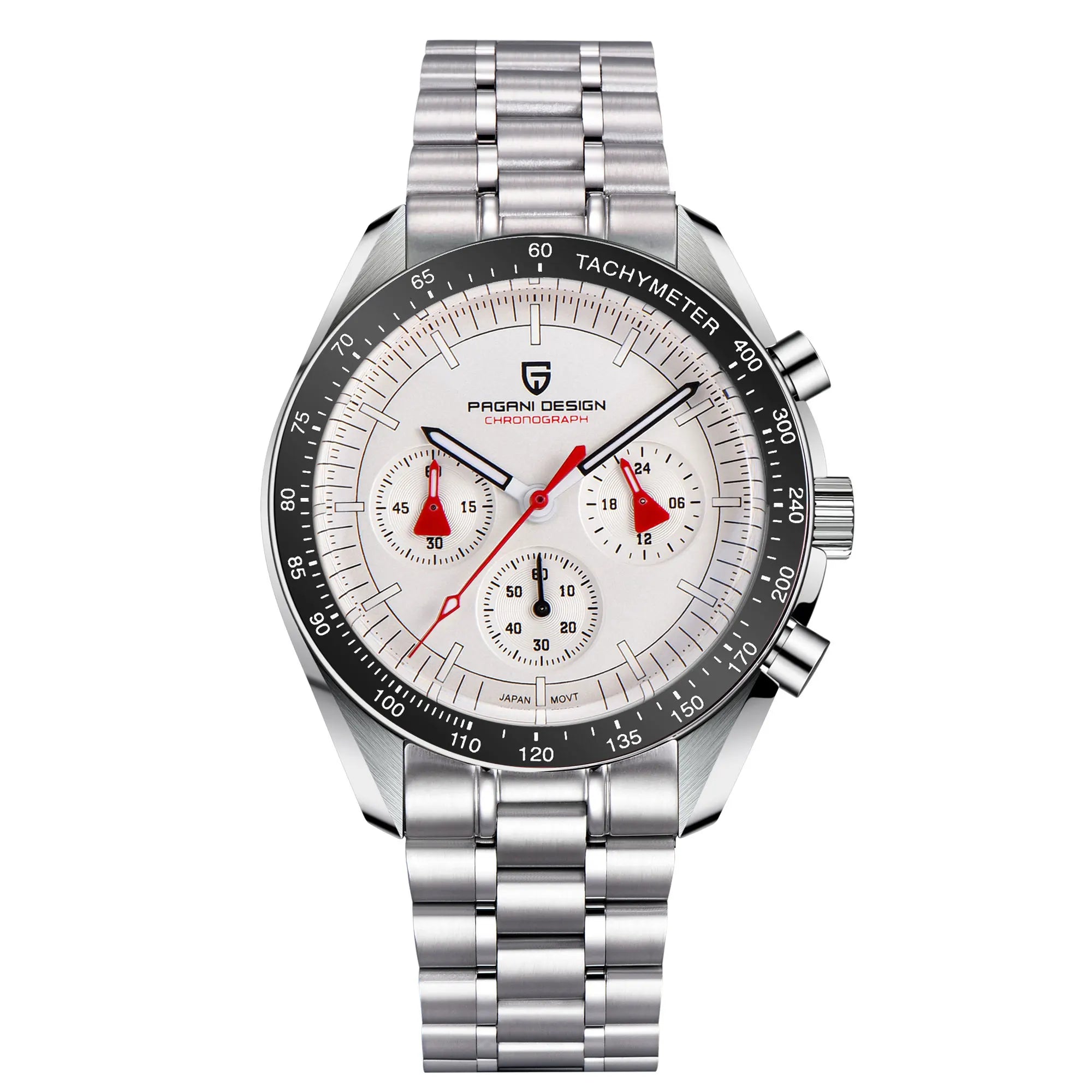 PAGANI DESIGN 2026 New Men Watches Luxury Quartz Watch For Men Auto Date Chronograph Sapphire crystal Stainless steel Wristwatch