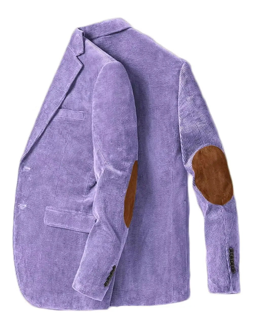 Men's Corduroy Blazer Single Breasted Men's Jacket with Elbow Patch Business Casual Jacket suit pants Spring Fall Sport Coats