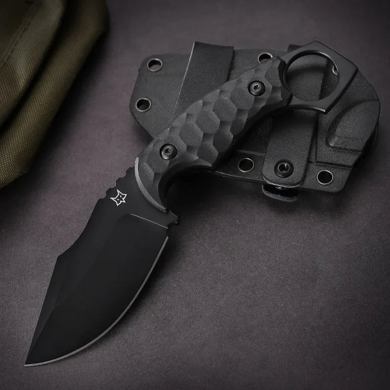 New Fixed Blade Knfie Sheath NioLox Steel Knife Fiberglass Handle Outdoor Knife EDC Camping Knife