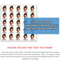 Personalized Custom Photo Portrait Face Text Stickers,Fun Image With Unique Slogan Gift For Friend Family,Pet Memorial Stickers