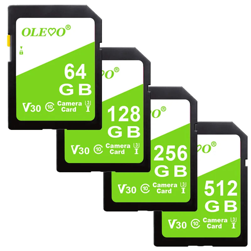 New SD Memory Card 16GB 32GB 64GB 128GB 256GB 512GB Professional C10 SD Card for Camera SRL