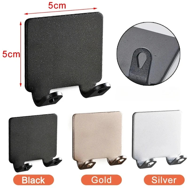 1/2/3PCS Punch Free Shaving Razor Holder Men Shaver Storage Hook Shelf Bathroom Rack for Kitchen Accessories Self Adhesive Hooks