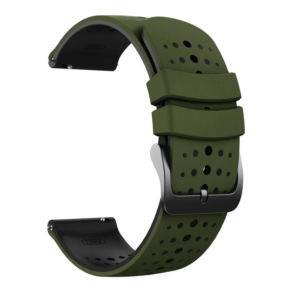 22mm Sport Slicone Strap For OnePlus Watch 3 2 2R 46mm Soft Bracelet For OPPO Watch X X2 4 Pro/Mi Watch 2 Pro S4 S3 S1 Watchband