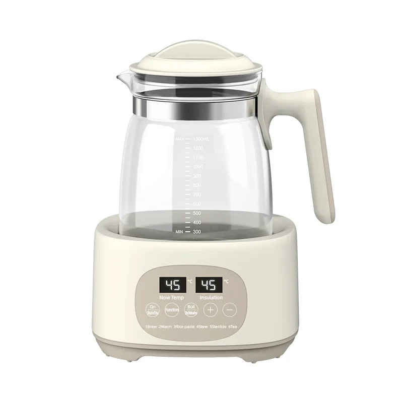 1300ml Electric Kettle Baby Constant Temperature Milk Regulator Multifunctional Electric Kettle 72h Thermostatic Kettle EU 220V