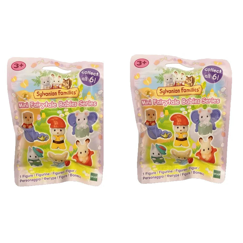 in stock Sylvanian Families Toys Girl Toy Kitchens Mini Baby Party Blind Bags Dolls for Girls Miniature Food Children's Kitchen