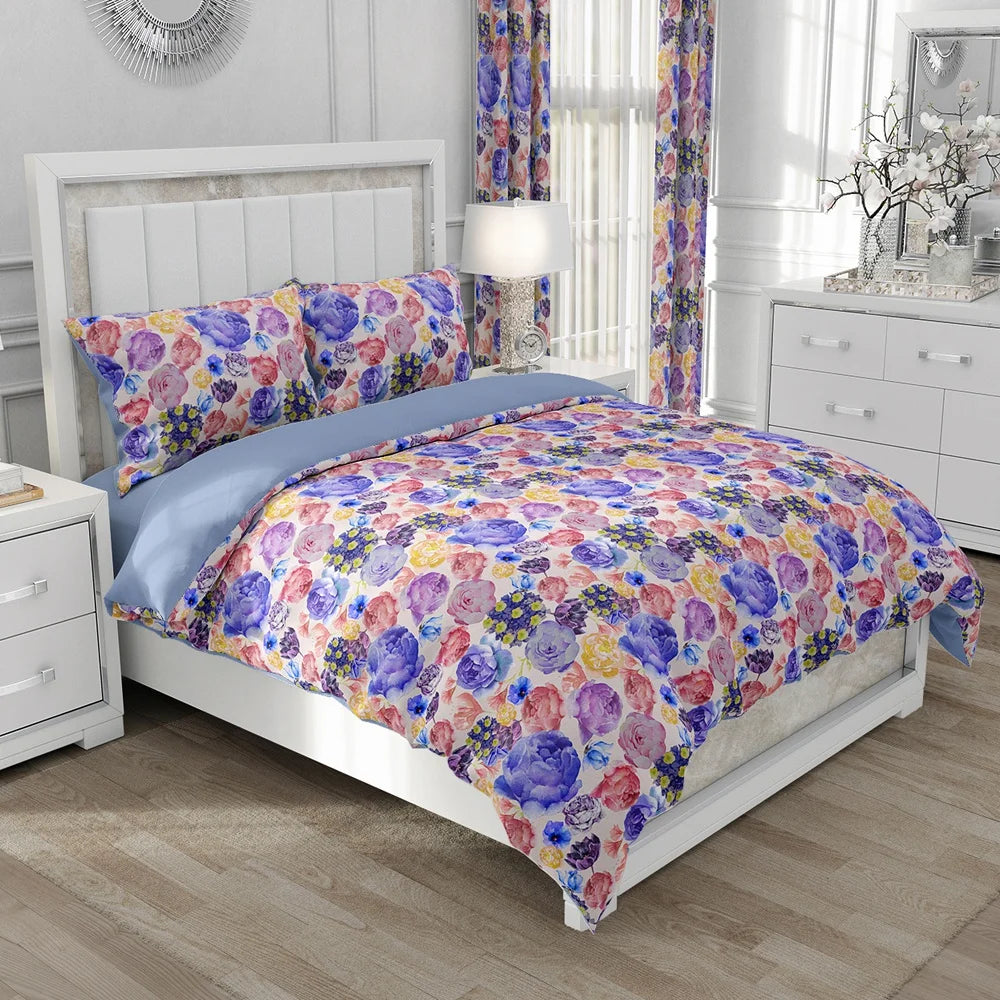 Nordic Linen Bedding set Duvet cover set King/Euro/240x220 size Bed Set Blanket/Quilt Covers for home Bedclothes bird