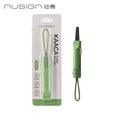 Deli Nusign Mini Portable Magnetic Retractable Utility Knife Thickened Black Blade Keychain Design for carton and Carddboard