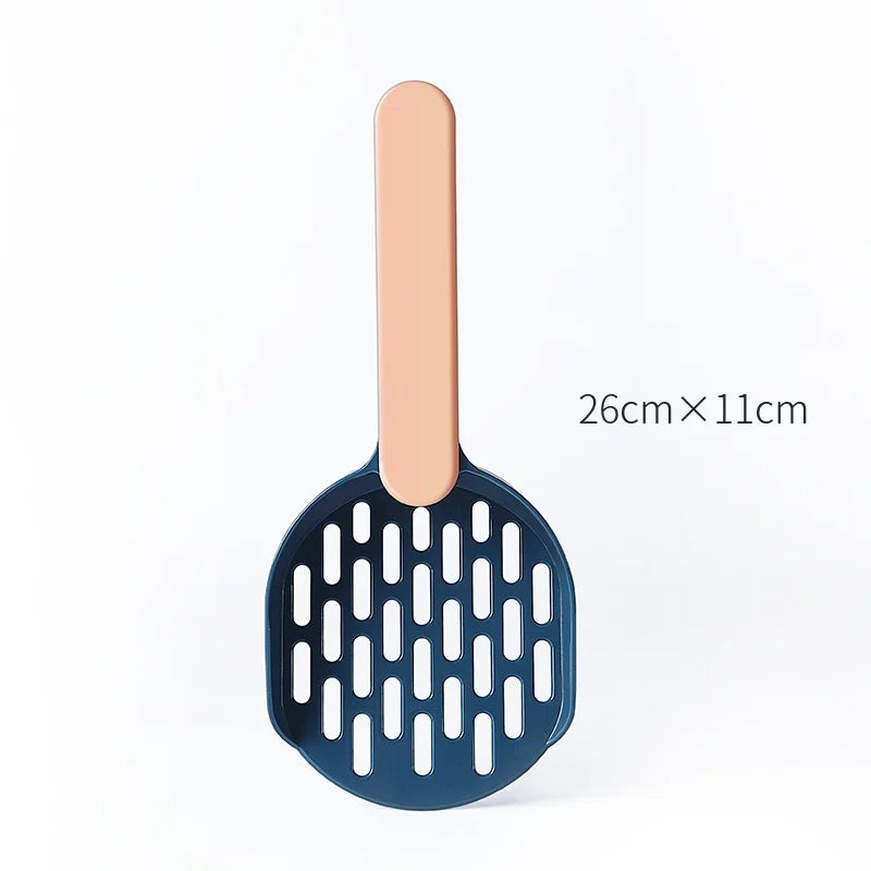 New pet litter shovel Candy color high appearance horizontal handle cat toilet shovel poop pickup Cat cleaning supplies