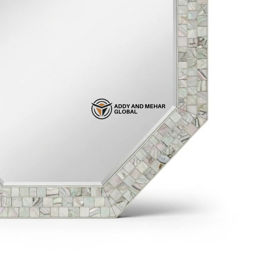 Luxury Square MDF Inlay Art Deco Handmade Eco-Friendly Decorative Wedding Wall Mirror