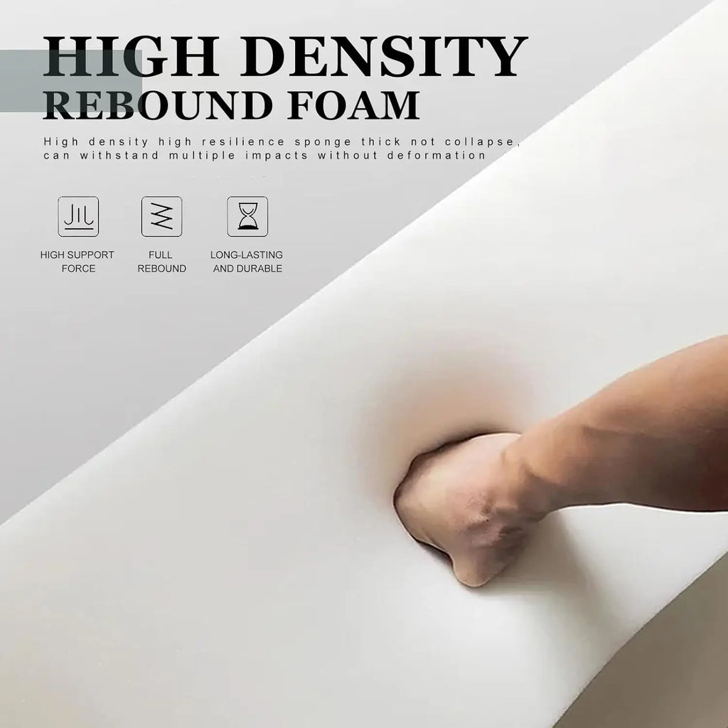 Custom High Density White Foam Bench Cushion Foam Upholstery Replacement Pad Window Cushions  Mattress Sofa Seat Cushion Foam